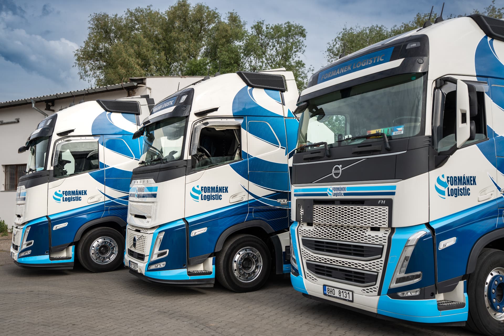 Flotila tahačů Volvo FORMÁNEK Logistic